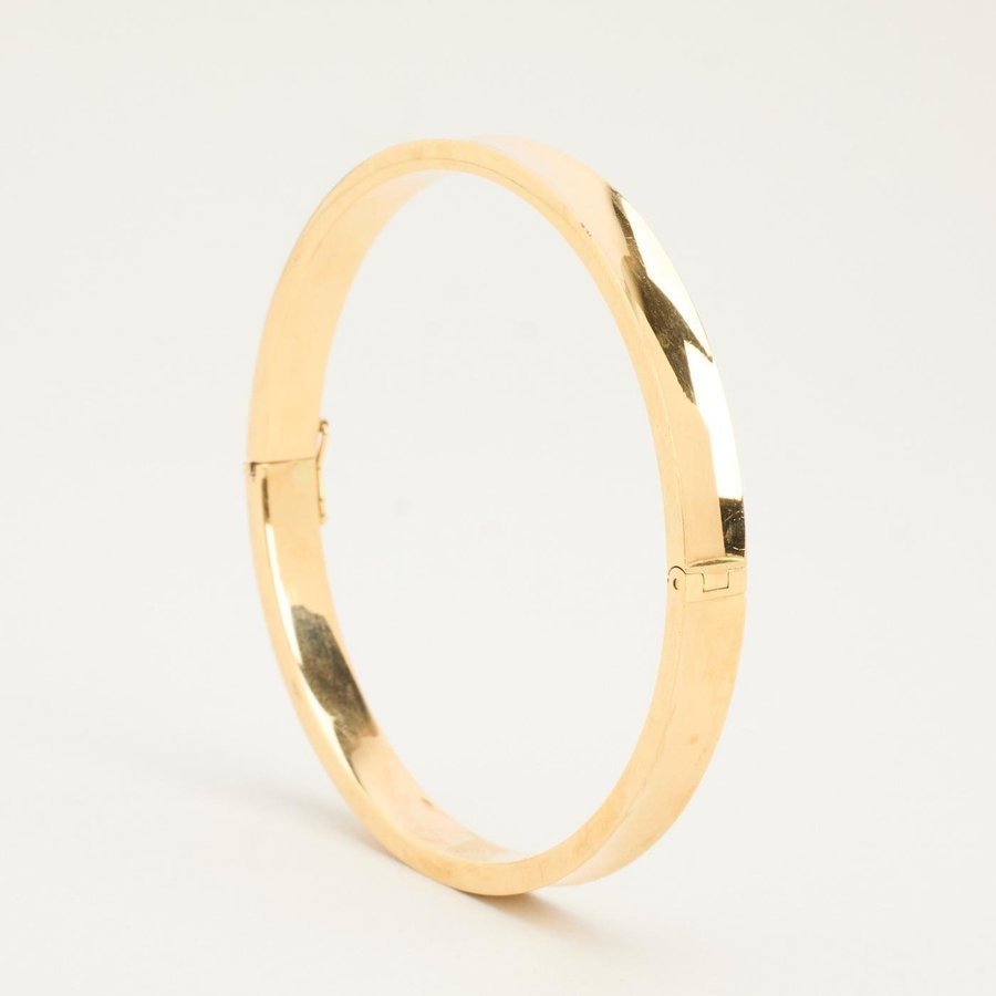 Armring i 14 karat, 6 cm, ca 11g