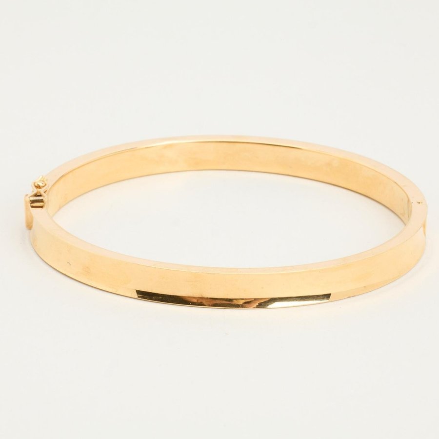 Armring i 14 karat, 6 cm, ca 11g