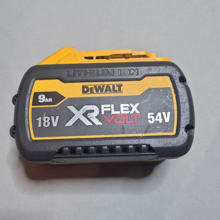 DeWalt XR FlexVolt 18V 54V 9Ah Batteri