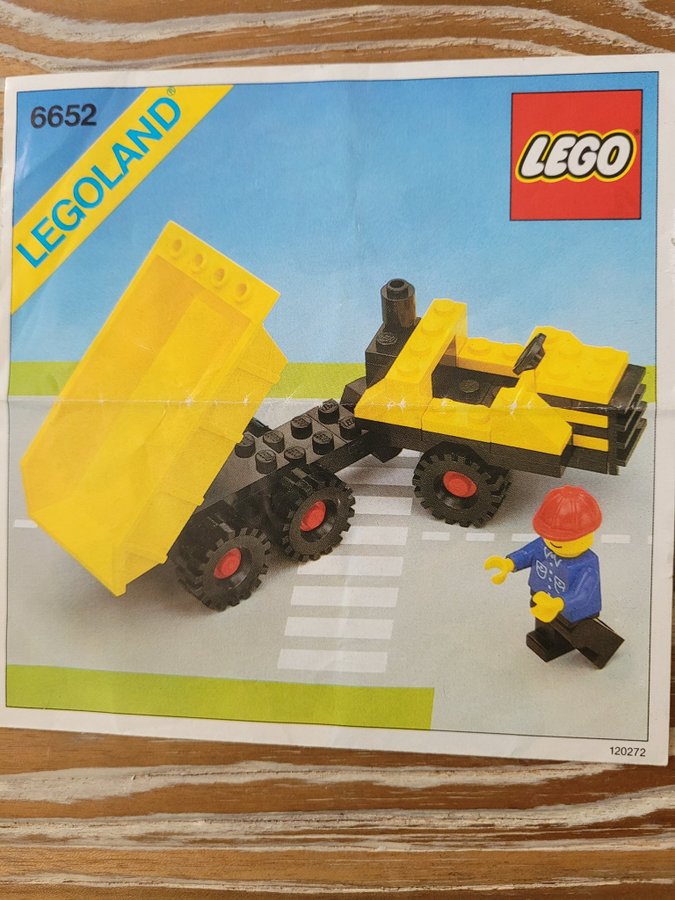 Lego 6652 - Lastbil med tipp Retro