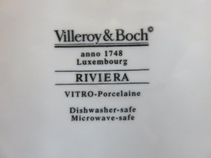 Villeroy  Boch Riviera Porslin