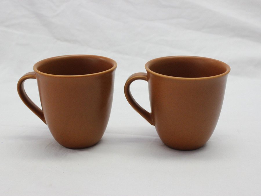 2 Terracotta Mugg Muggar Höganäs Collection St M - M-L Hellgren