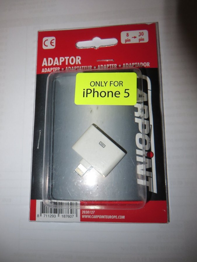 Iphone Adaptor from 8 pin to 30 pin New