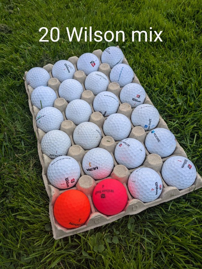 20 Wilson Golfbollar Mix