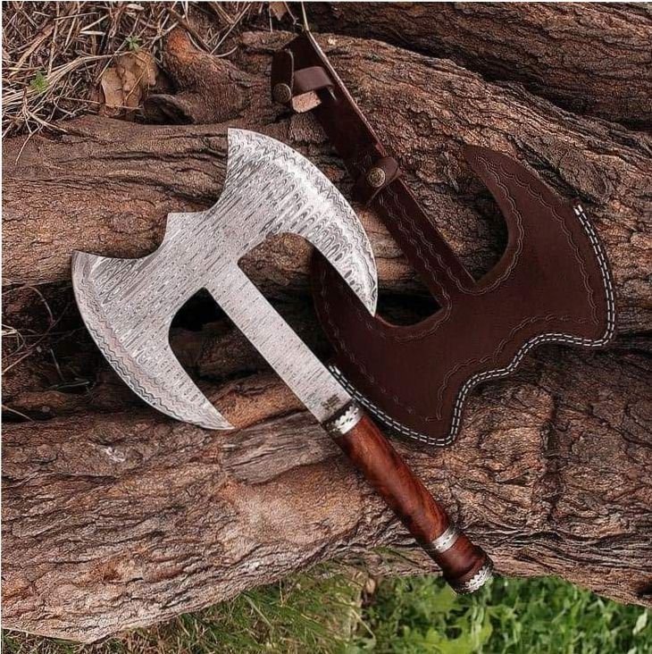 Double Headed Axe Single Handl Axe Viking Axe Outdoor Axe