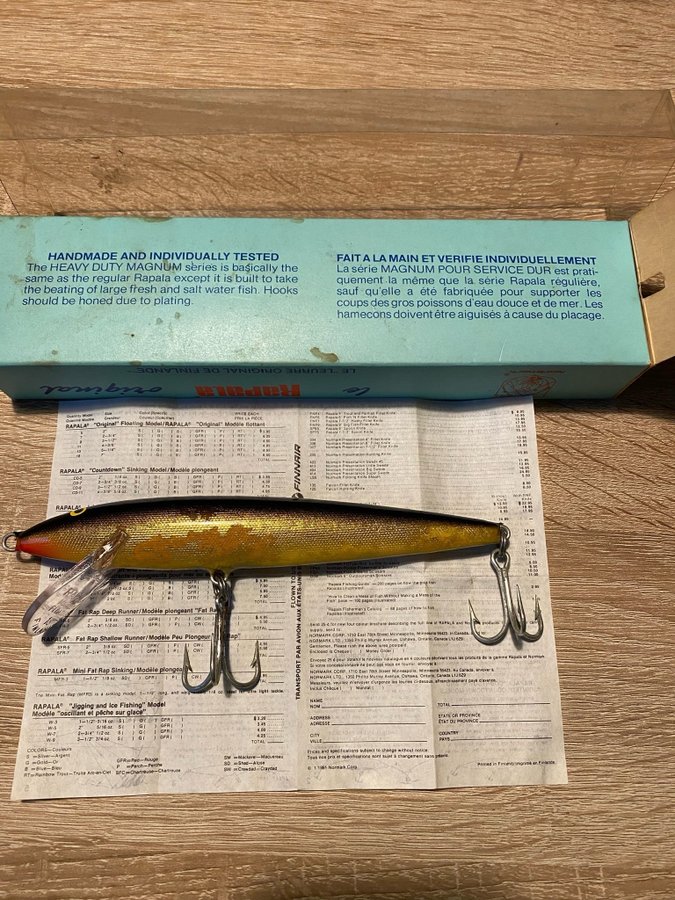 Sällsynt rapala Magnum Magnum floating 18cm