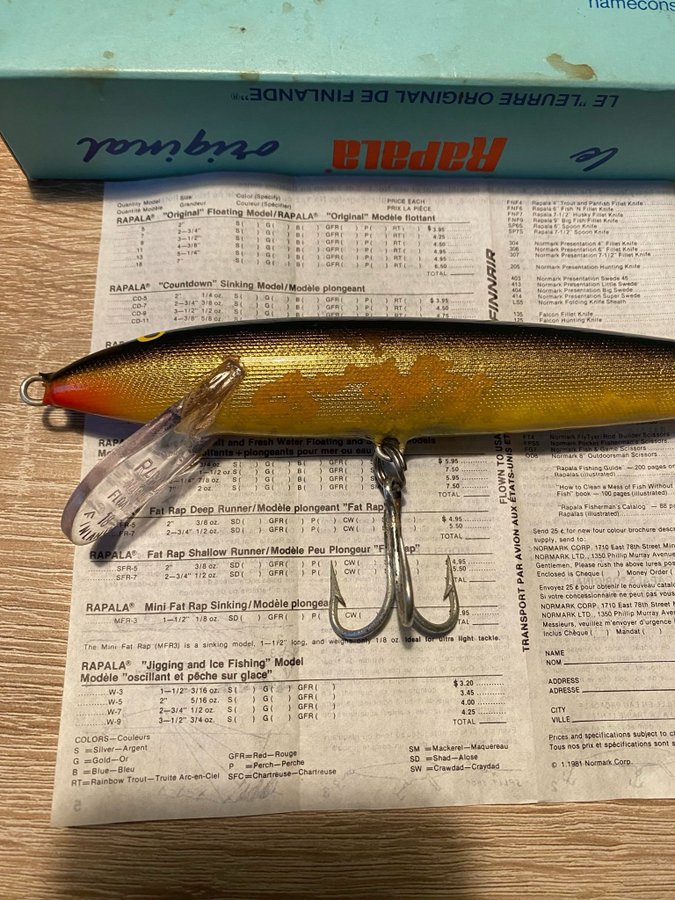 Sällsynt rapala Magnum Magnum floating 18cm