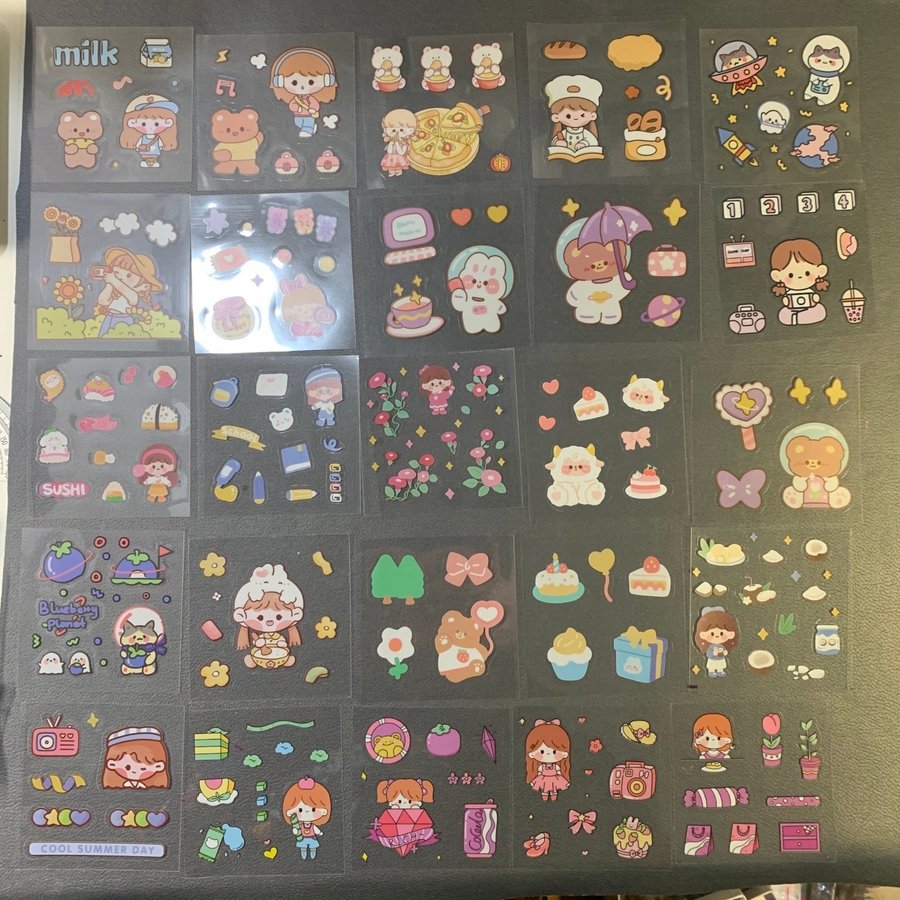 25st ark klistermärken Söta Dekorationsstickers kawaii