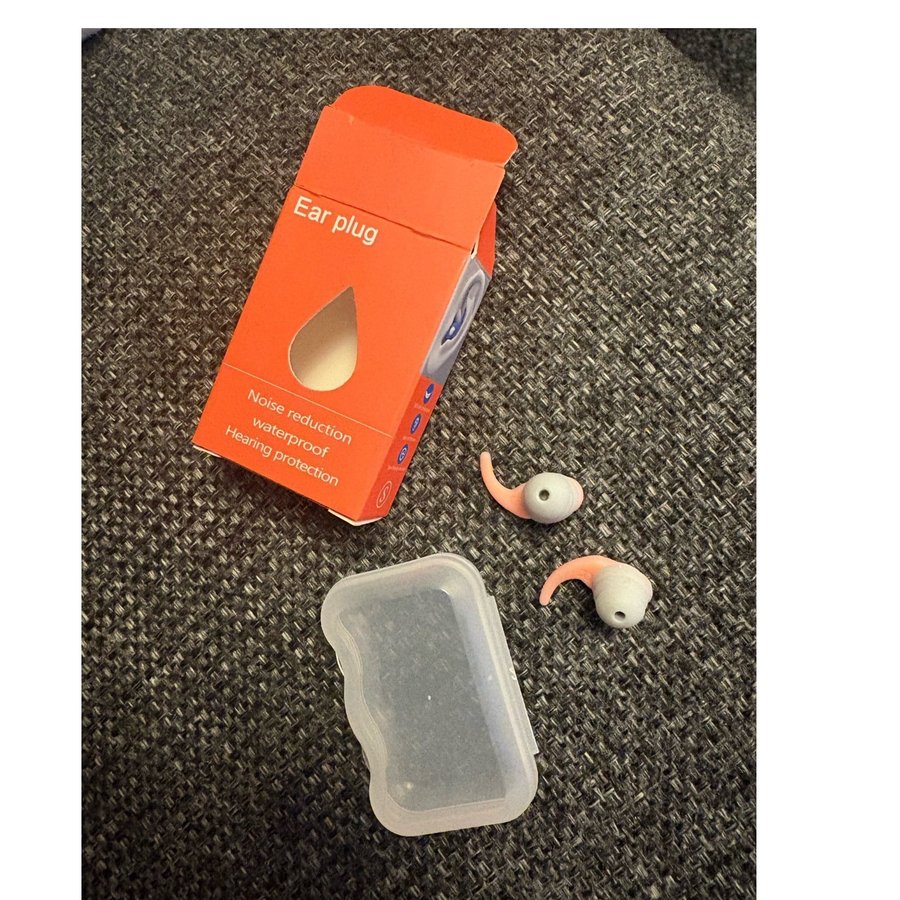 Ear plug öronproppar/ hörselskydd av silikon stl S