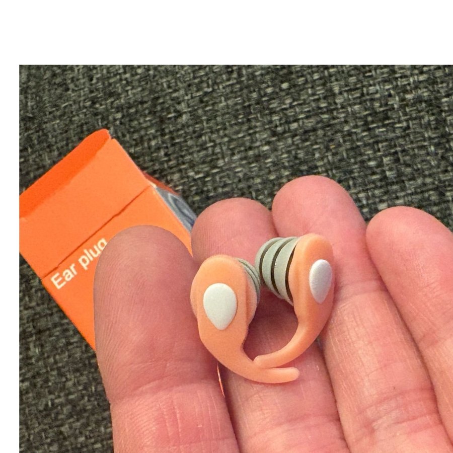 Ear plug öronproppar/ hörselskydd av silikon stl S