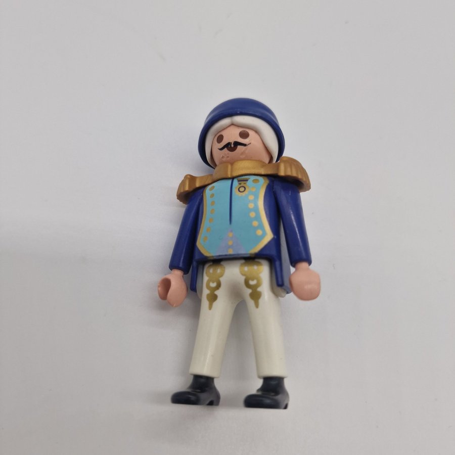 Playmobil Figur - kapteb admiral pirat från 1990