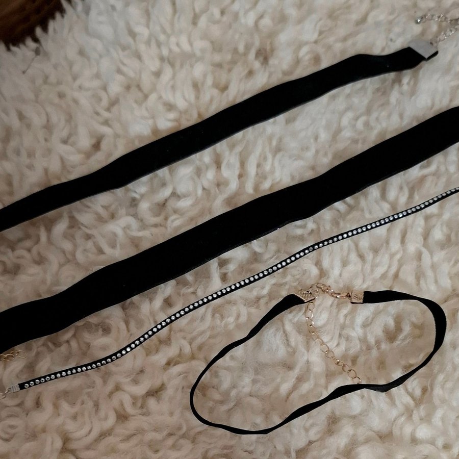 4 chokers halsband