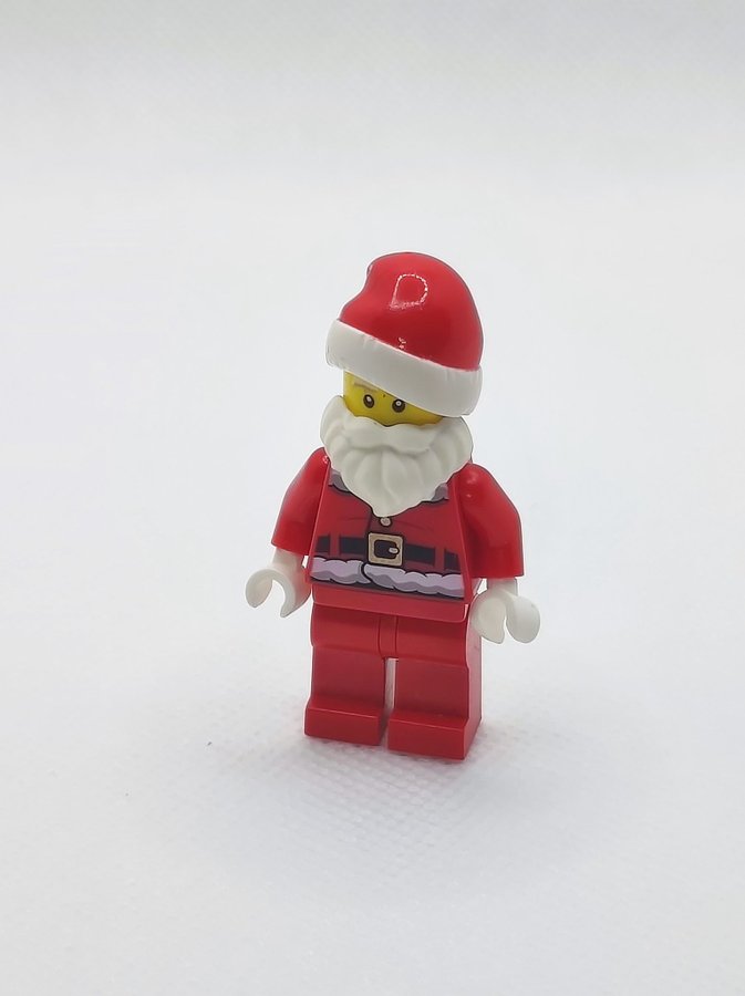 Lego Jultomte Christmas: hol125 Santa - Red Fur Lined Jacket with Button