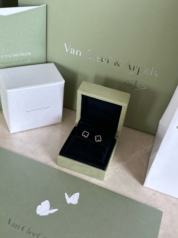 Van Cleef  Arpels Alhambra Earrings 18K Gold VCA