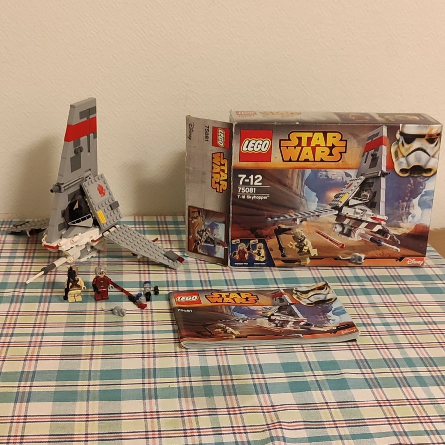 Lego Star Wars 75081 T-16 Skyhopper Komplett