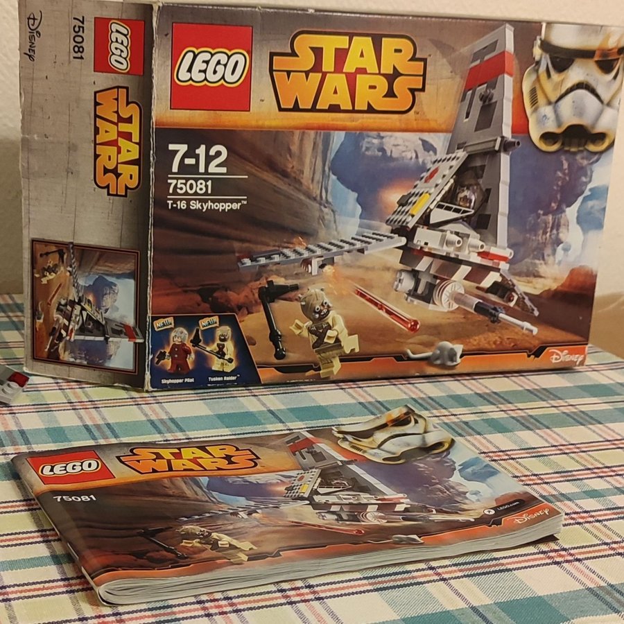 Lego Star Wars 75081 T-16 Skyhopper Komplett