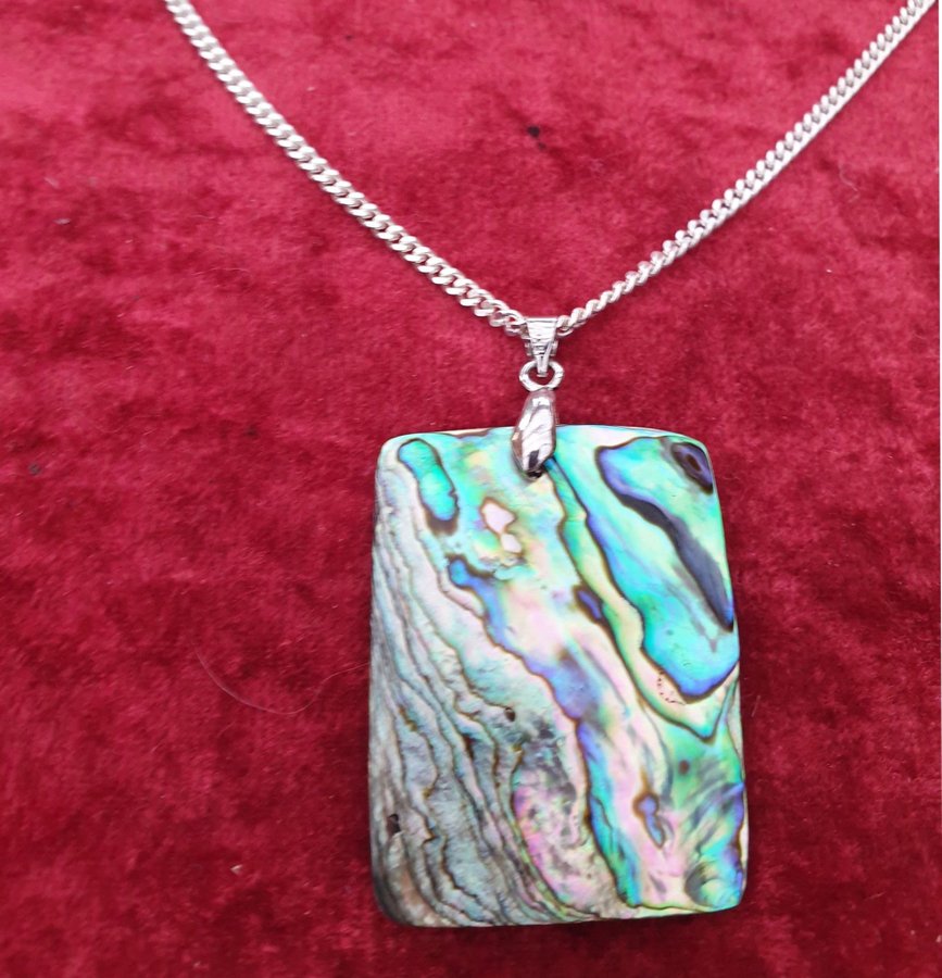 Paua abalone silverkjedja 925