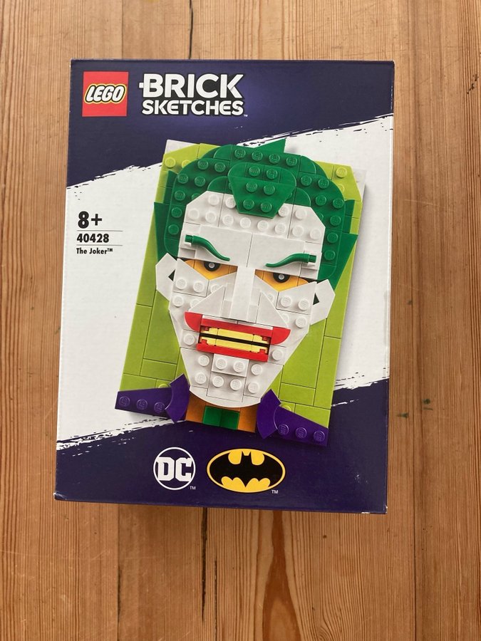 LEGO Brick Sketches The Joker 40428 OÖPPNAD/HELT NY