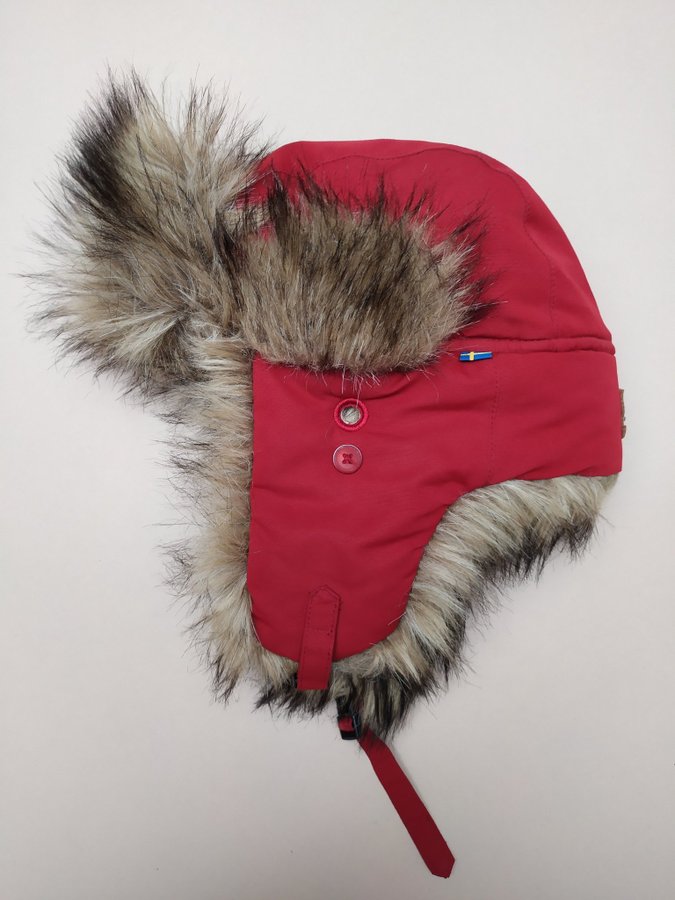 Fjällräven Nordic Heater vintermössa/pälsmössa/ushanka, röd, storlek S