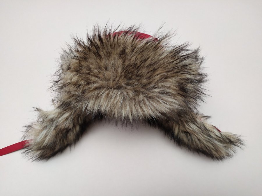 Fjällräven Nordic Heater vintermössa/pälsmössa/ushanka, röd, storlek S