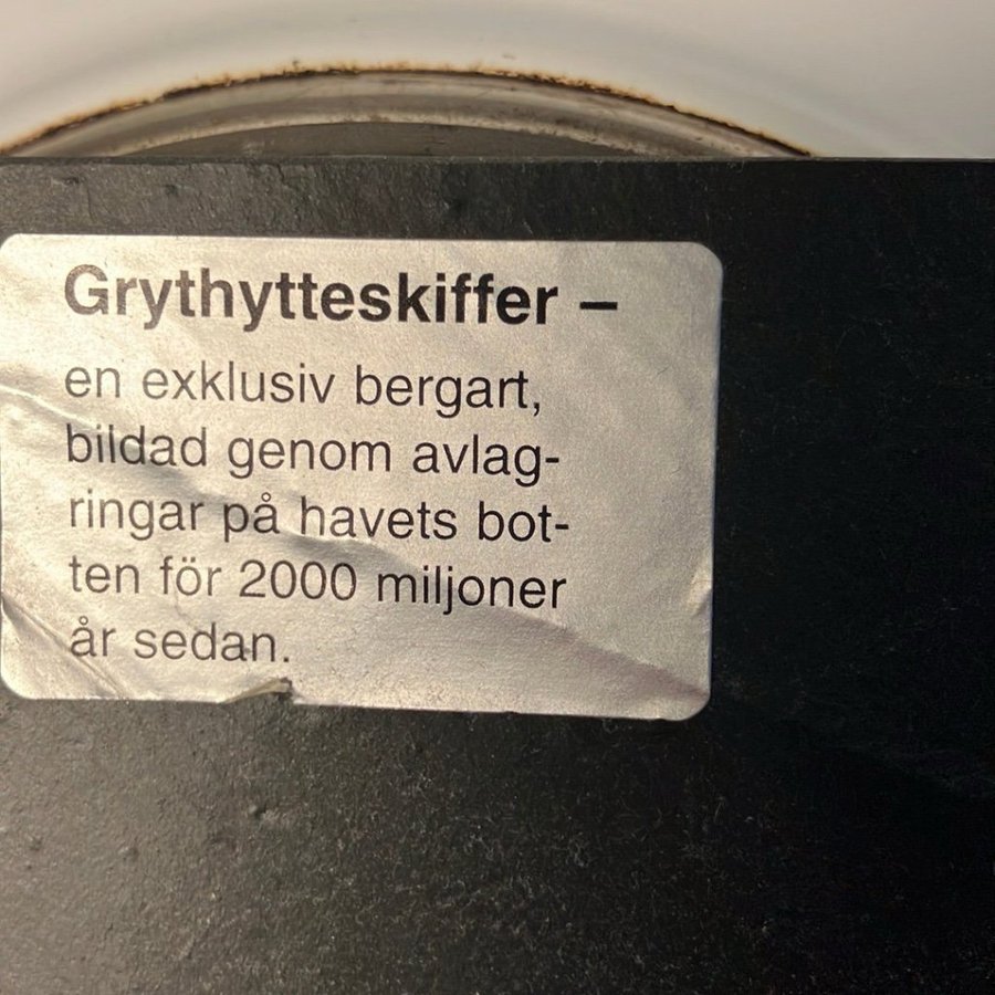 Grythytteskiffer väggklocka