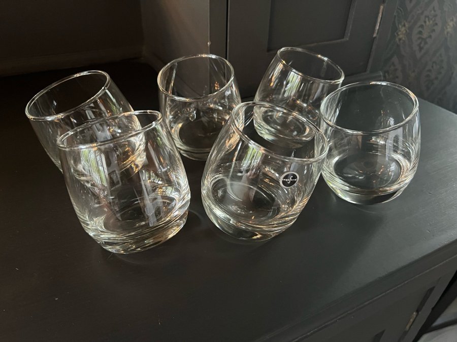 6st whiskey glas från Sagaform