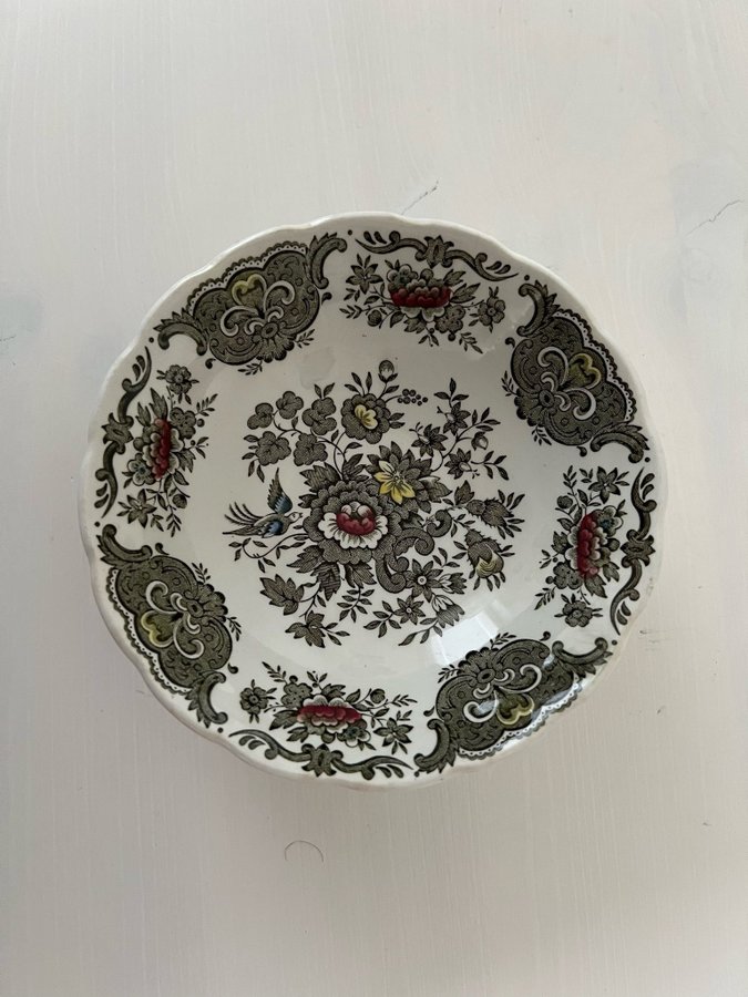 4 st Vintage dessert skålar engelska Staffordshire Ridgeway