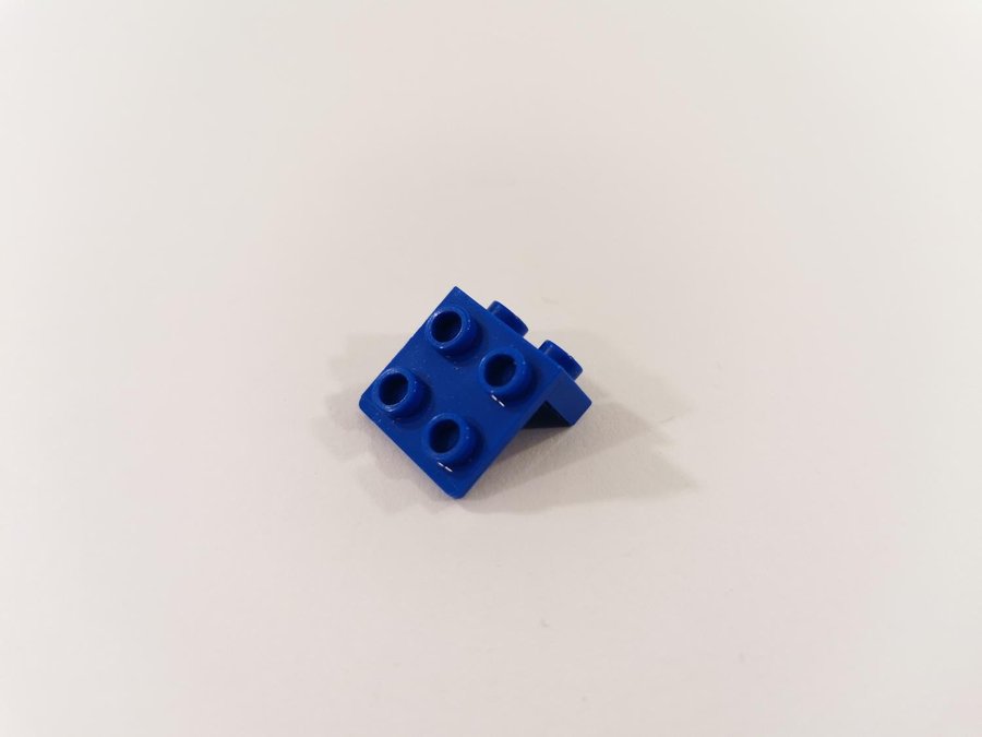 Lego - bracket - modifierad - 1x2 / 2x2 - part 44728 - blå