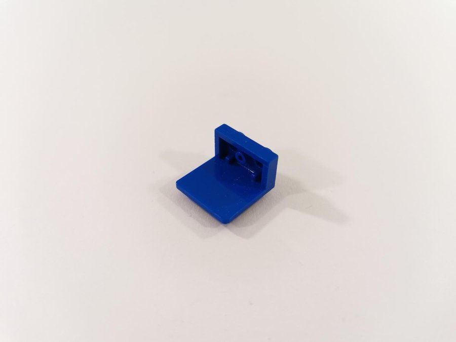 Lego - bracket - modifierad - 1x2 / 2x2 - part 44728 - blå