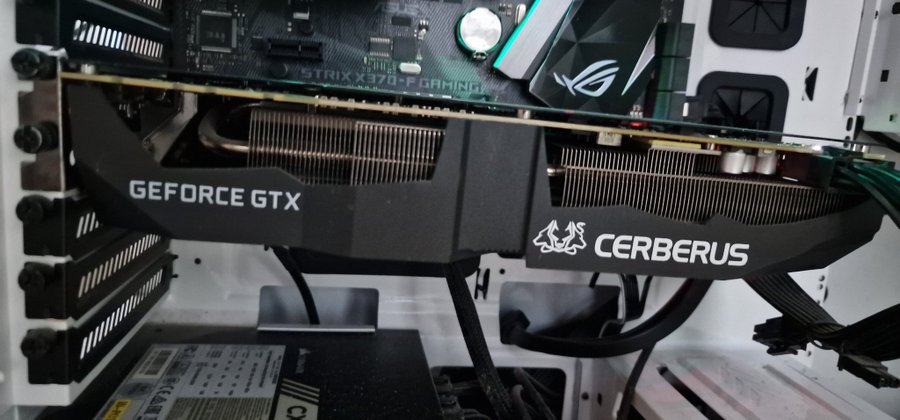 Grafikkort för Gaming ASUS 8 gb Cerberus GTX 1070 TI-a8g