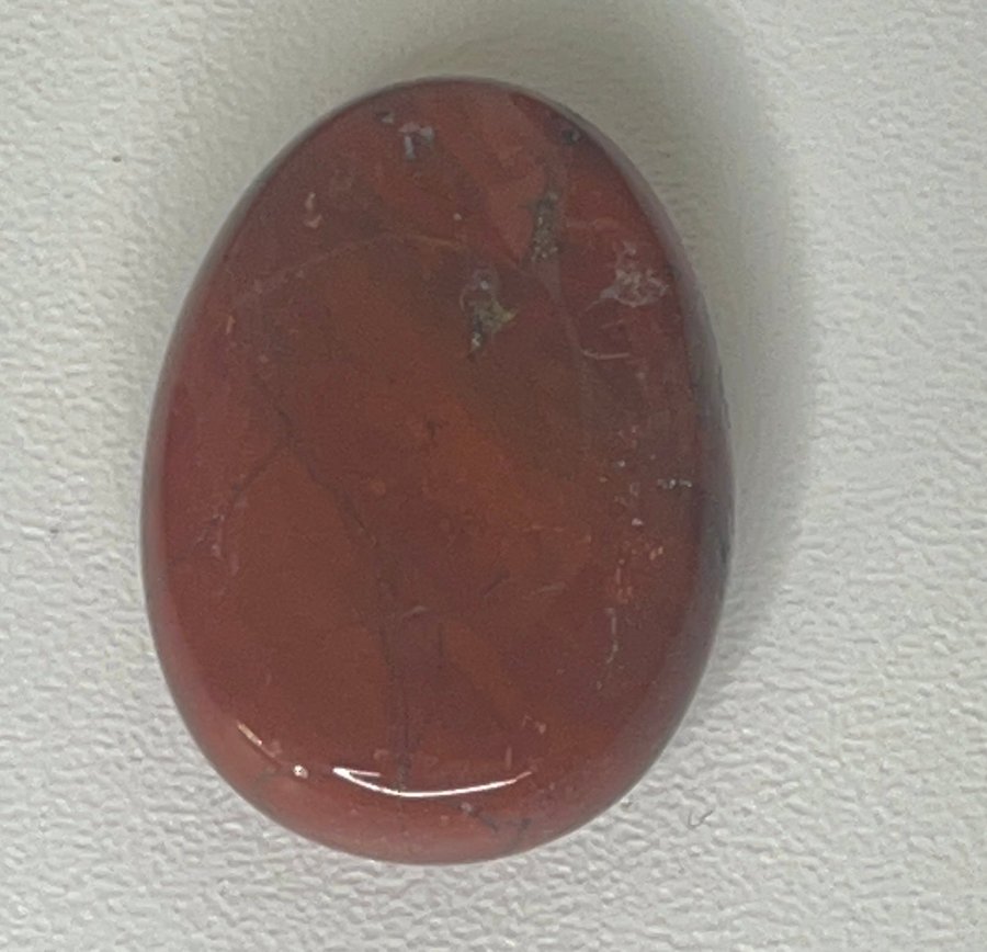 Naturlig Röd jaspis 47,15 ct cabochon, perfekt för smycken. Healing/Reiki/diy