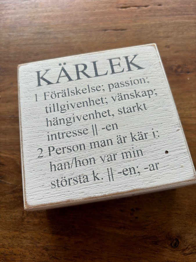 Tavla, shabby chic, kärlek, 20 kr