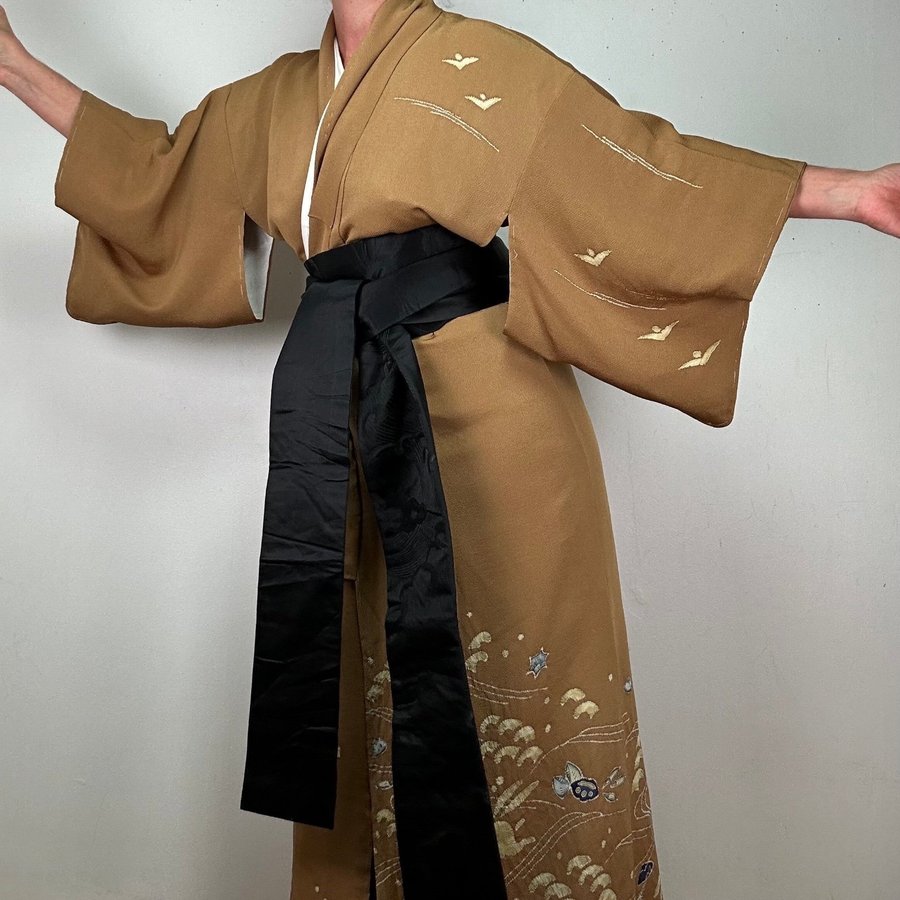 Vintage Japanese silk Obi