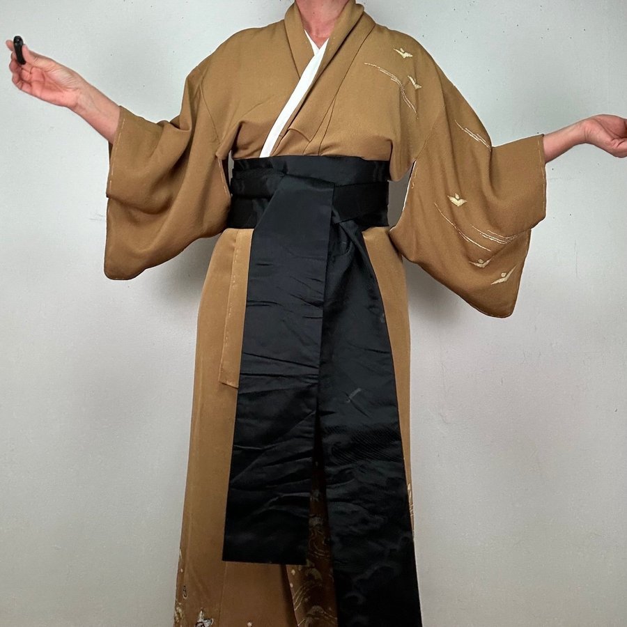 Vintage Japanese silk Obi