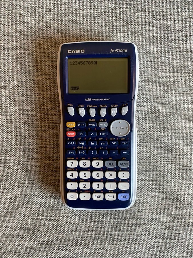 Casio fx-9750GII Grafräknare