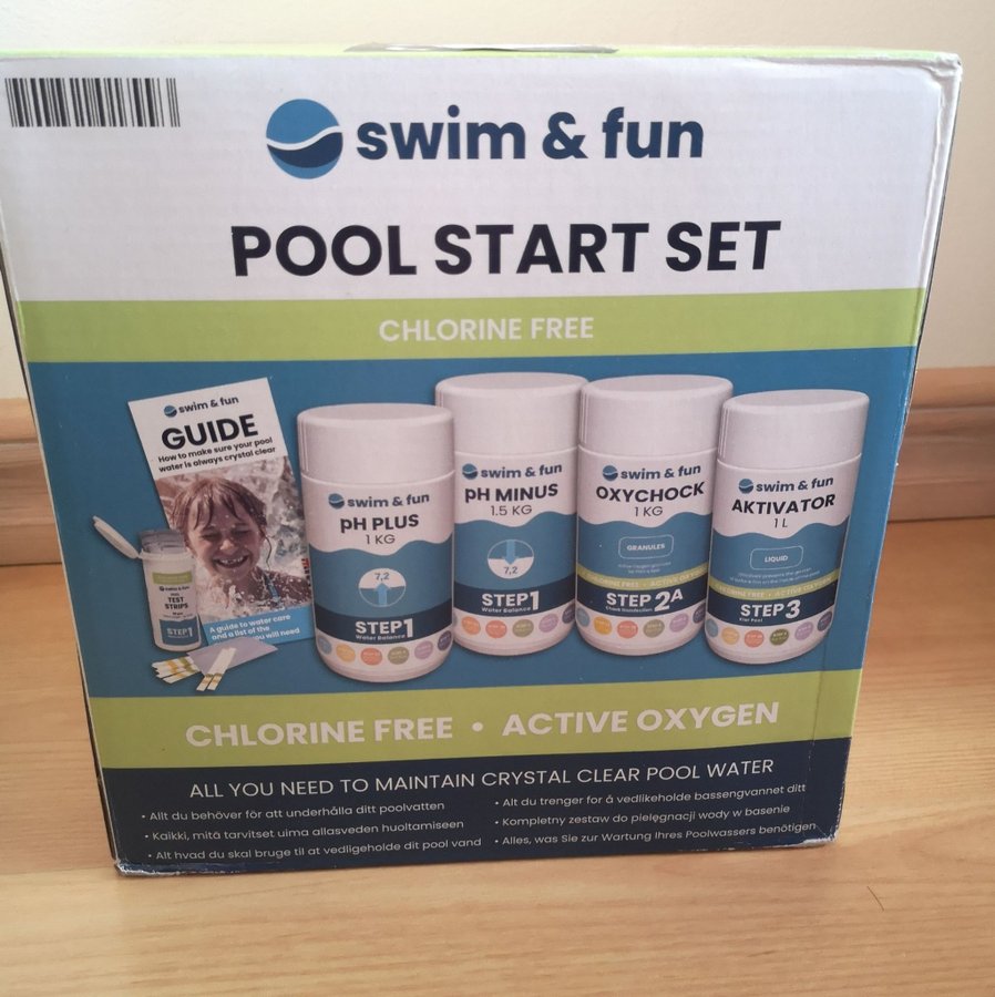 Swim  Fun Pool Start Set - Klorfritt pool rengöring