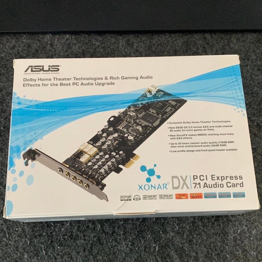 ASUS Xonar DX PCI Express 7.1 24-bit/192kHz