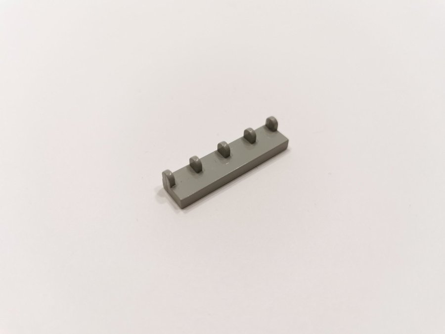 Lego - hinge - ledad - fäste - 1x4 - part 4625 - ljusgrå (old light gray)