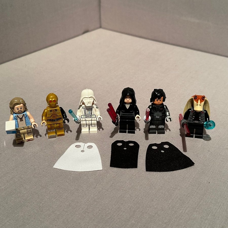 Komplett LEGO Star Wars Minifigur Set - Alla 6 Exklusiva från The Dark Falcon!