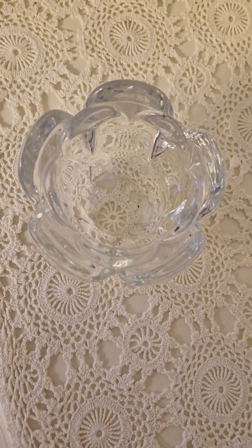 Superfin ljuslykta royal copenhagen crystal