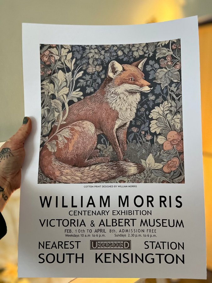 Poster A3 William Morris