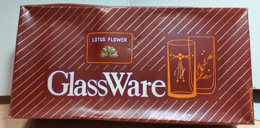 Lotus Flower Glasware Glas