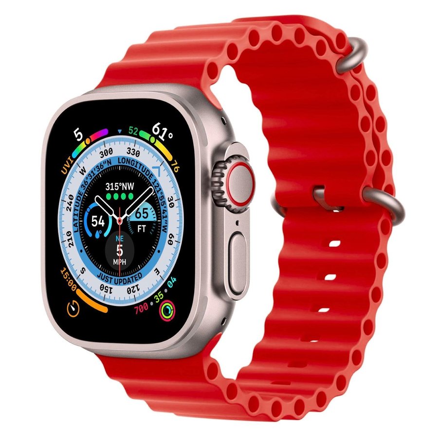 Ocean Band 38/40/41/42mm Apple Watch Armband - RED