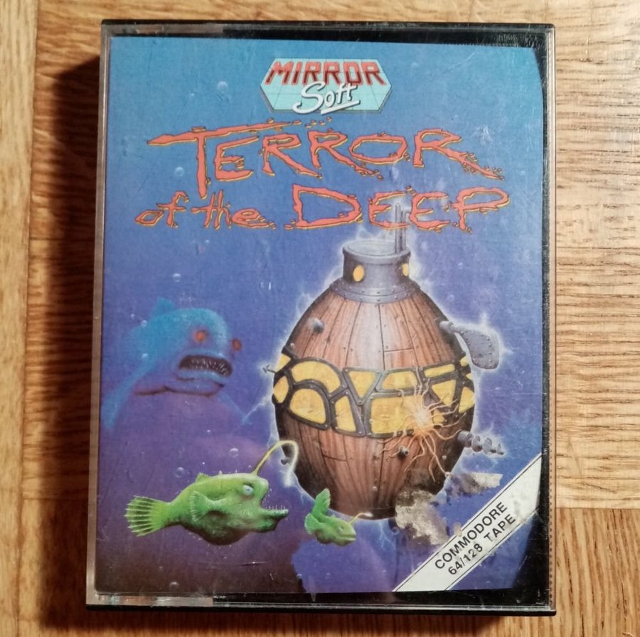 Terror of the Deep (Mirrorsoft) ->TESTAD<- Commodore 64 / C64 Spel