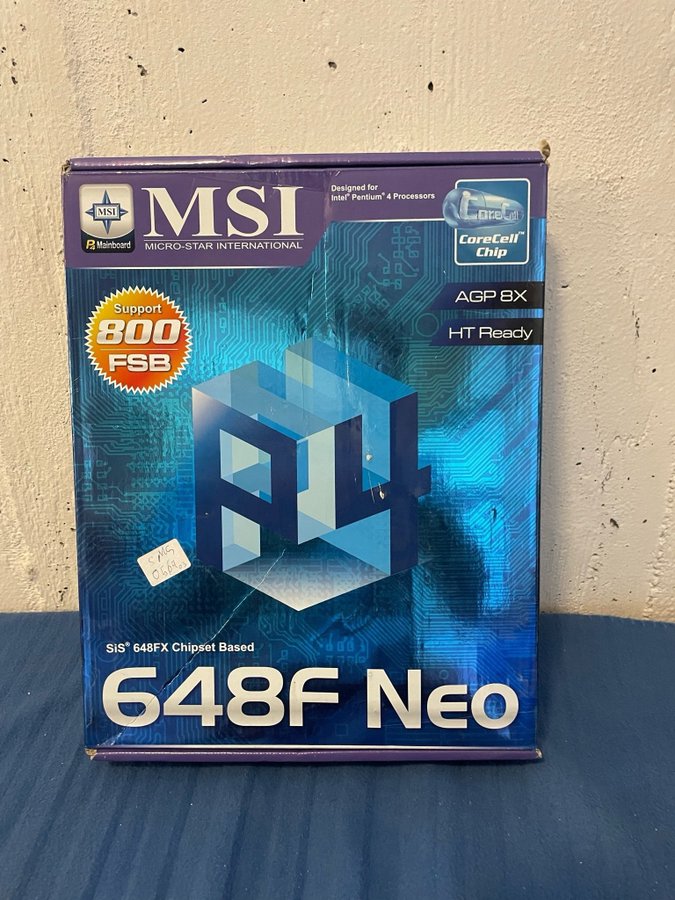 Intel MSI 648F Neo Moderkort - OANVÄND