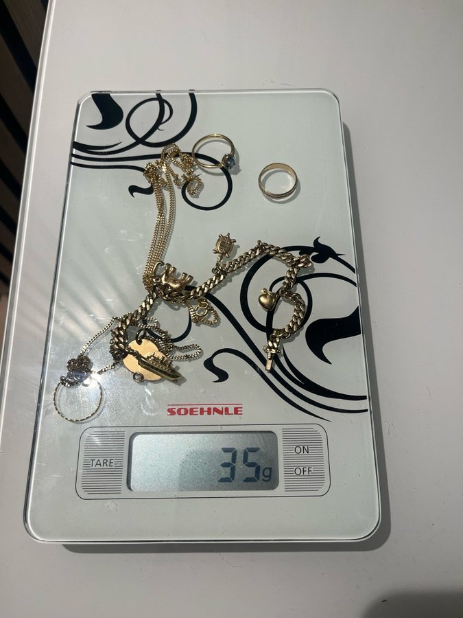 34 gram skrotguld 18k