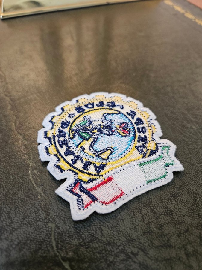 Patch Tygmärke Vespa Club d'Italia Scooter Italien