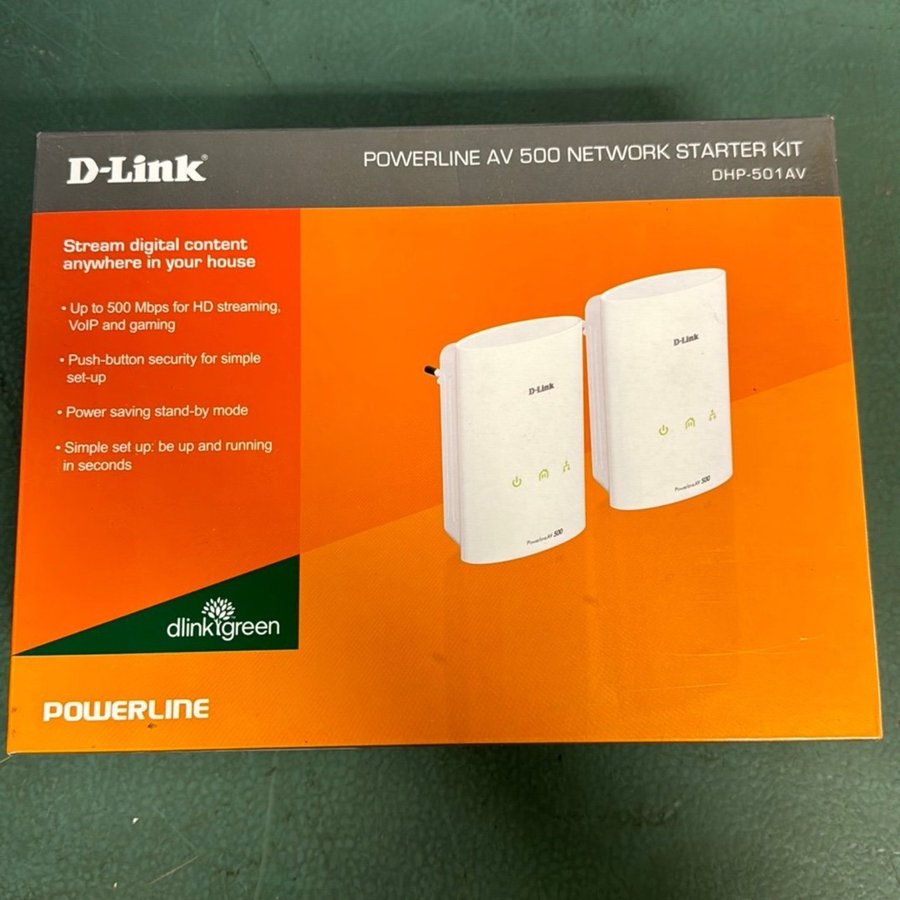 D-Link Powerline AV 500 Network Starter Kit DHP-501AV