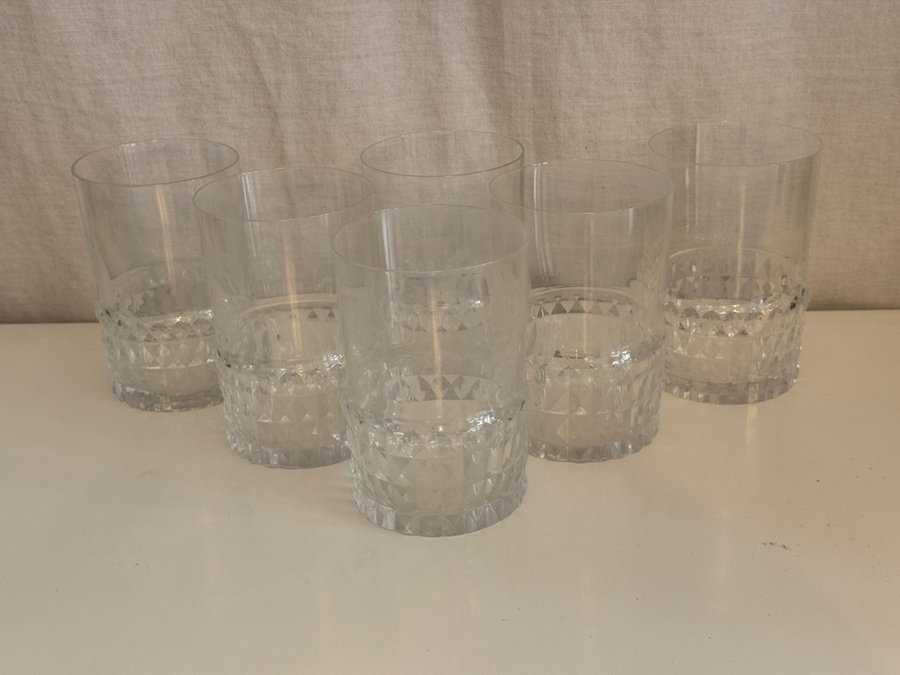 Orrefors Silvia 6st kristallglas tumbler high ball