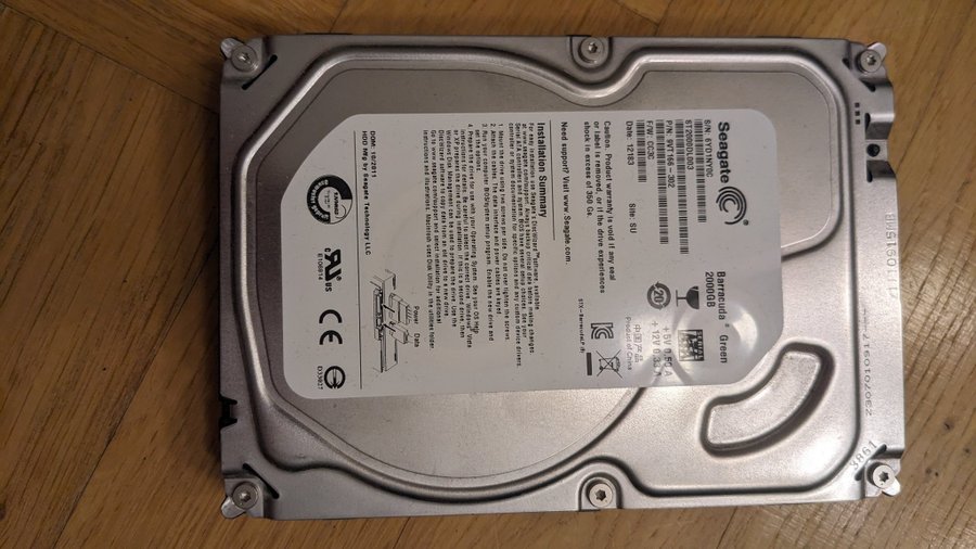 Seagate Barracuda Green 2TB